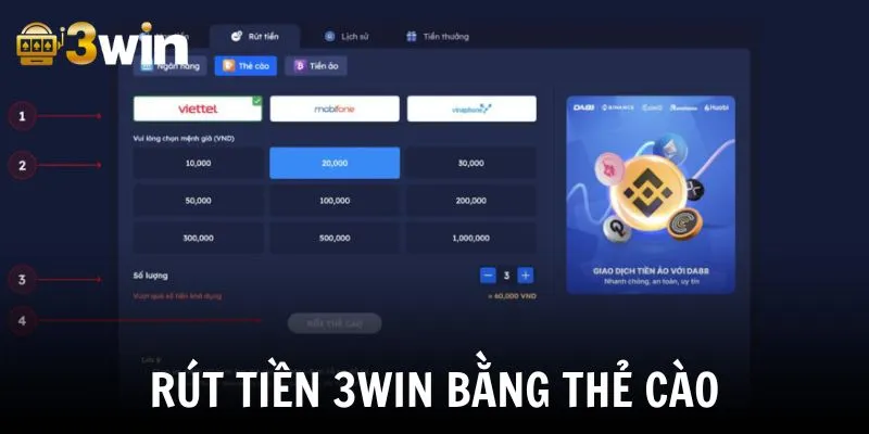 Sử dụng thẻ cào nhận thưởng an toàn